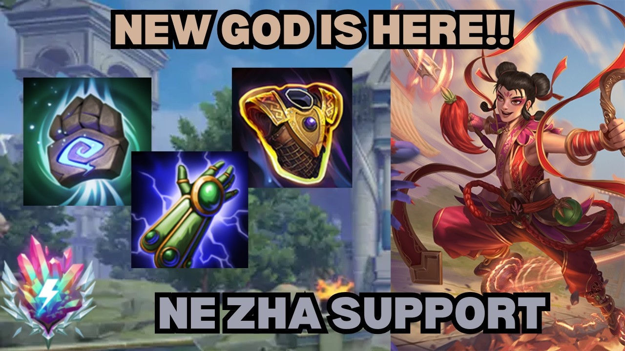 NEW GOD IS HERE AND IS SO FUN! - Ne zha Support Smite 2 Gameplay