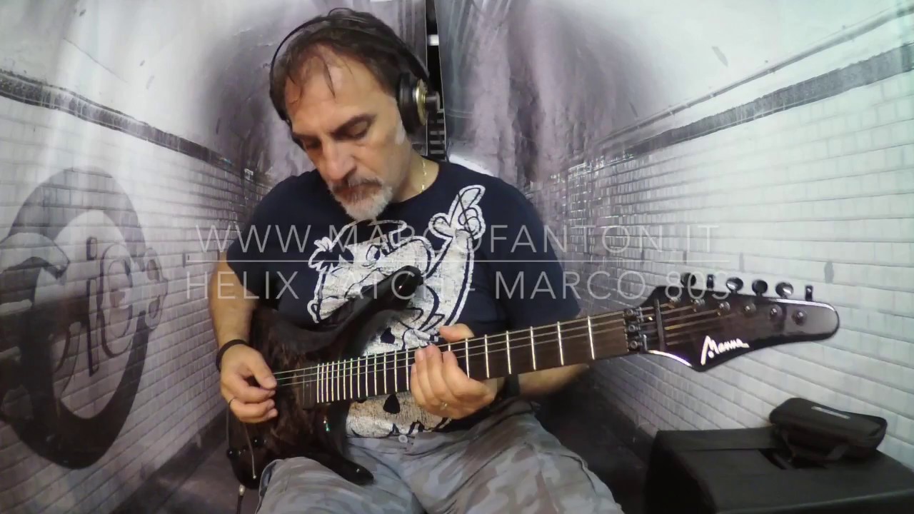 Line 6 Helix  - Marshall JCM800 Mod - Manne Guitar mod. Taos