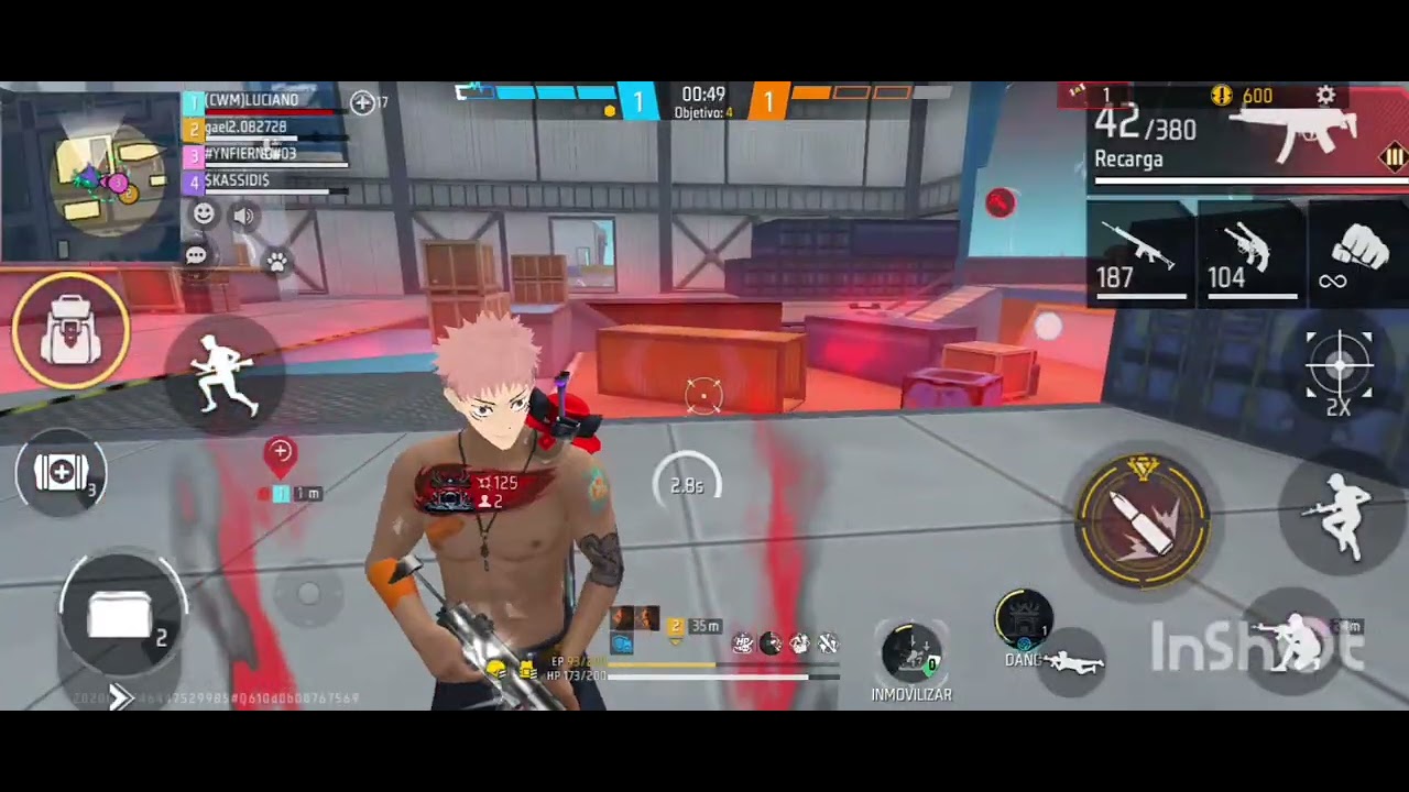 Jugando duelo de escuadras ;3