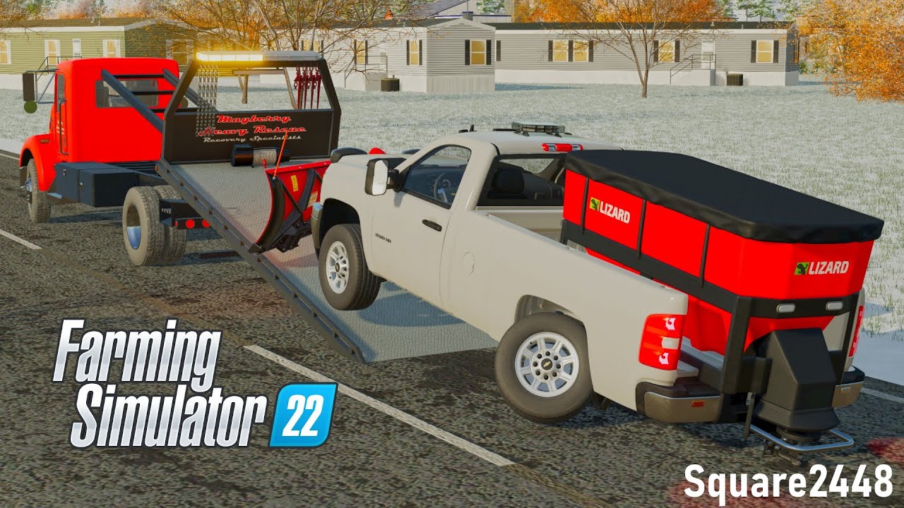 BROKEN Plow Truck & WINCH OUT! | FS22 Heavy Rescue