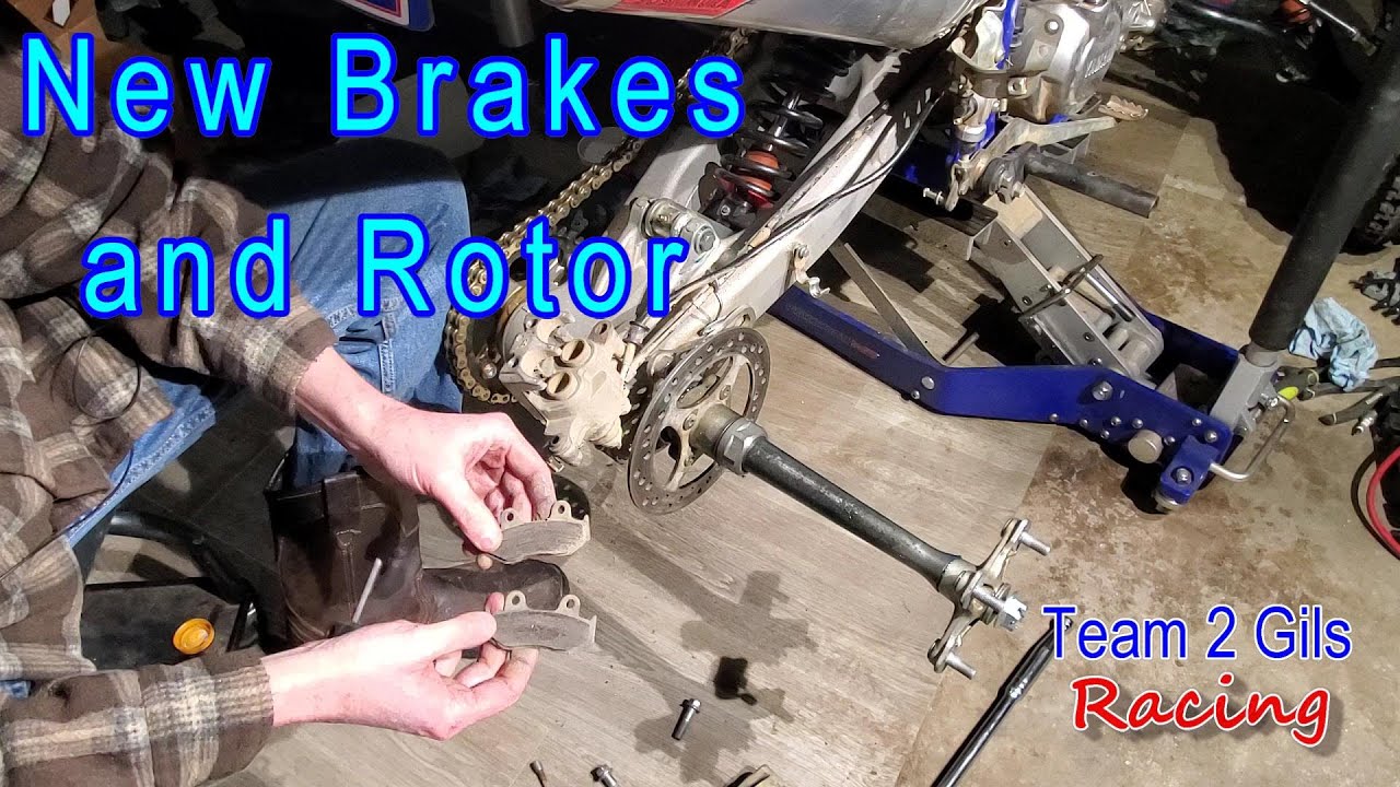 Yamaha Raptor 700 - New Brakes and Rotor