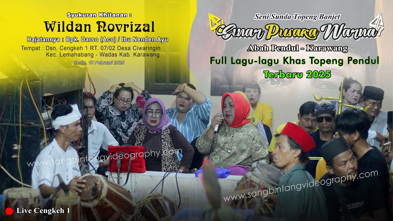 Celempungan Topeng Pendul (SPW) - Karawang | Pentas di Babakan Sarangka Cengkeh 1 2025 #topengpendul