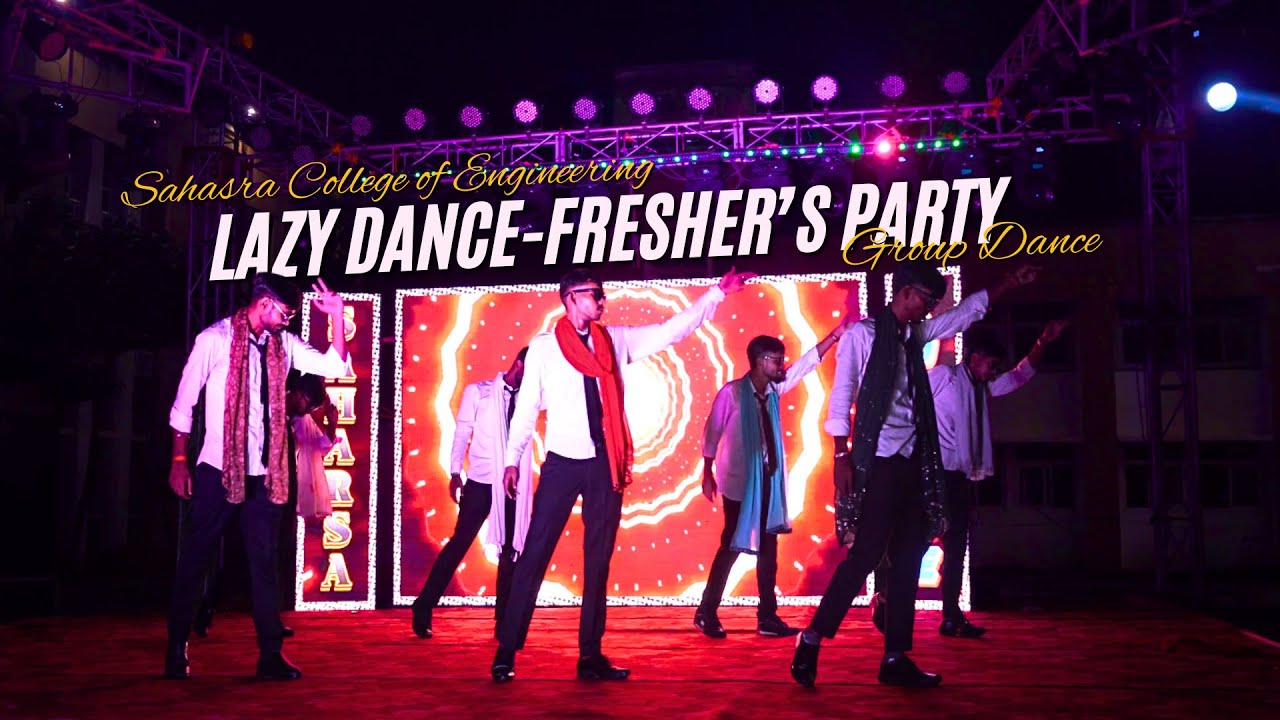 Lazy Dance 😂 | Funny | Boys Group Dance | Fresher's Party |  Amantrya 6.0 | SCE Saharsa