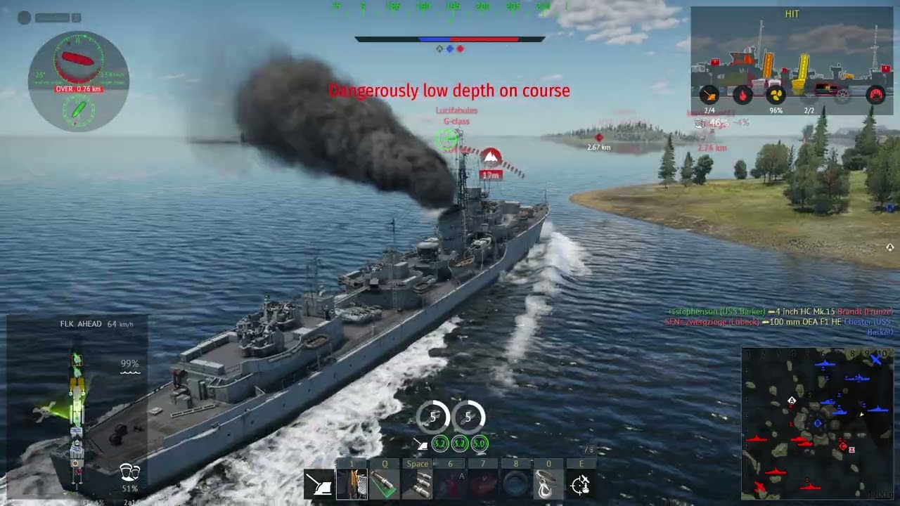 War Gunder - Tribal Class Destroyer Merk Spree