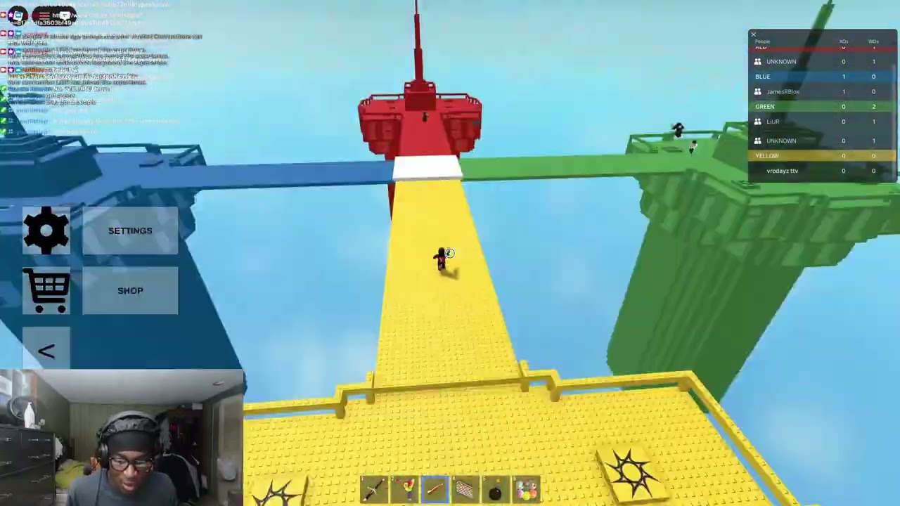 Vrodayz and His Chat Plays Doomspire Brick Battle