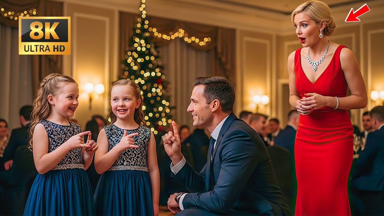 CEO’s Deaf Twin Daughters Sat Alone at the Party—The Single Dad’s Sign Language Made Them Smile