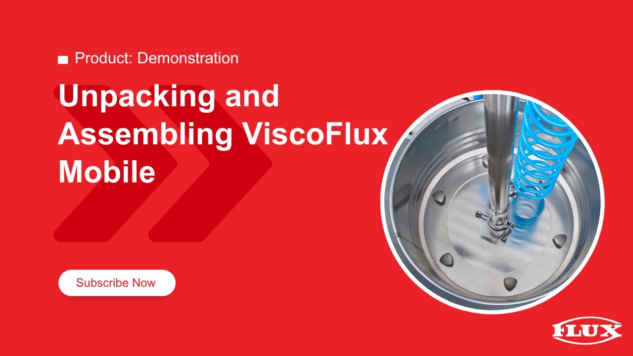 Unpacking and Assembling ViscoFlux Mobile