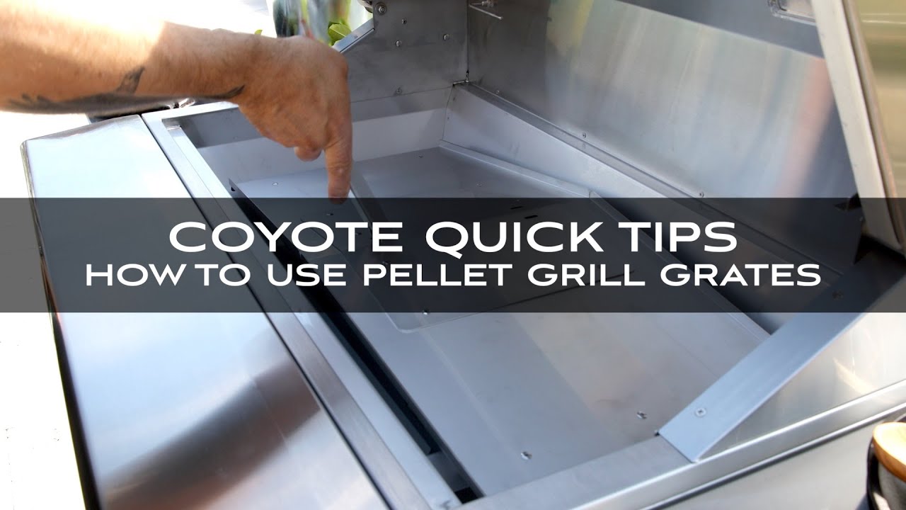 Coyote Quick Tips How To Use Pellet Grill Grates with The Outdoors Chef