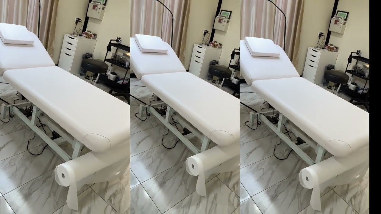 #2010 Electrical Facial Bed for Esthetician 110V Removable Massage Table 2 Motor Beauty Bed