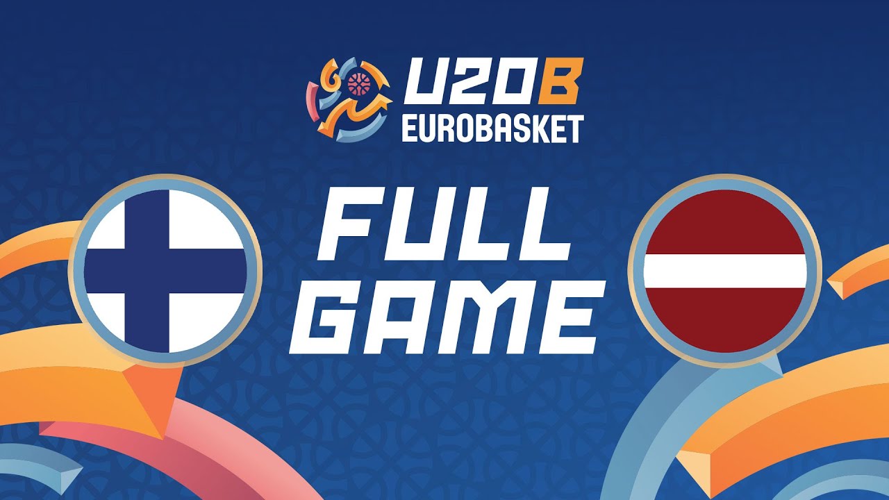 Group Phase | Finland v Latvia | Full Basketball Game | FIBA U20 EuroBasket 2024 Division B