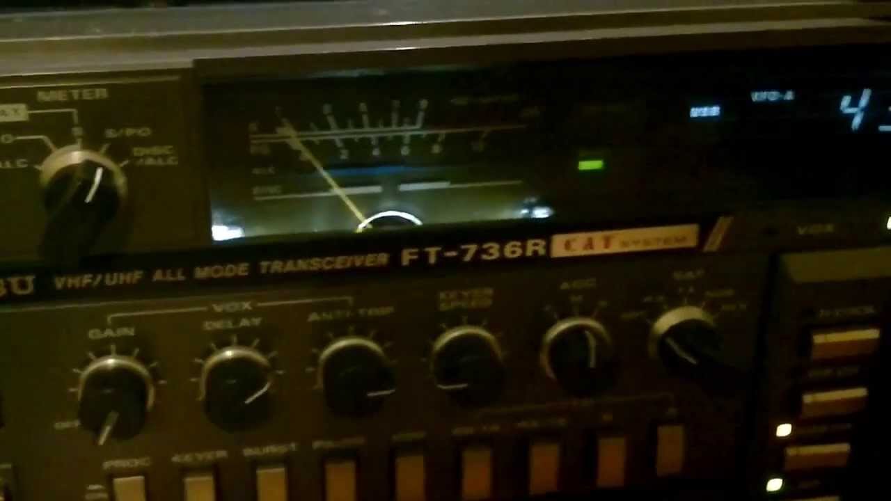 Test IC-7100 vs FT-736R - 70km
