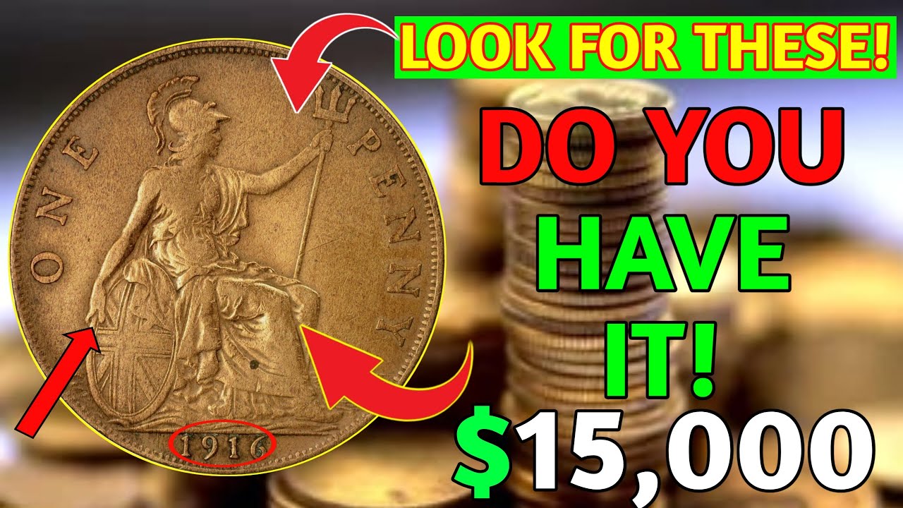 This 1916 One Penny Coin Could Be Worth $5,000! | Rare UK Coins You Should Look For