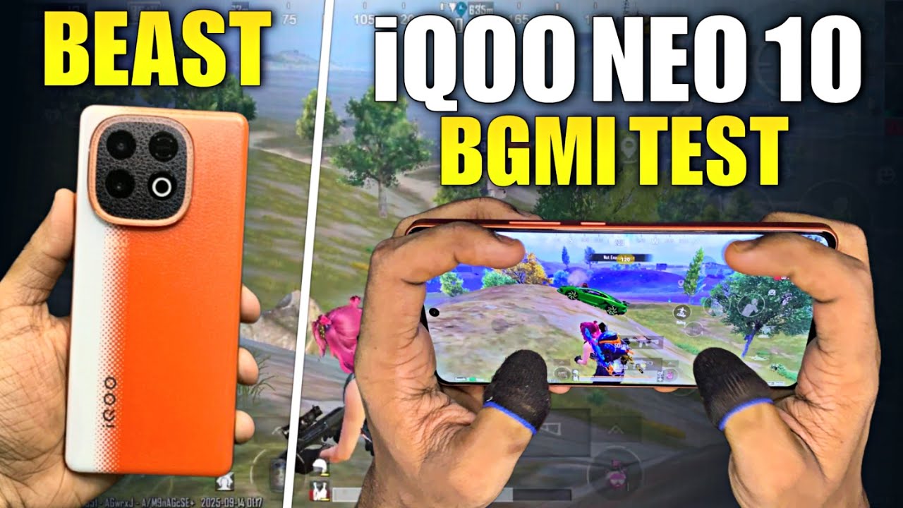 iQOO Neo 10 Bgmi 4.0 Update Test🔥 / iQOO Neo 10 Gaming Review / iQOO Neo 10 Bgmi Test