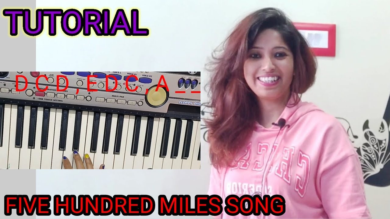 Five hundred Miles song tutorial|Tutorial on keyboard|C scale Major