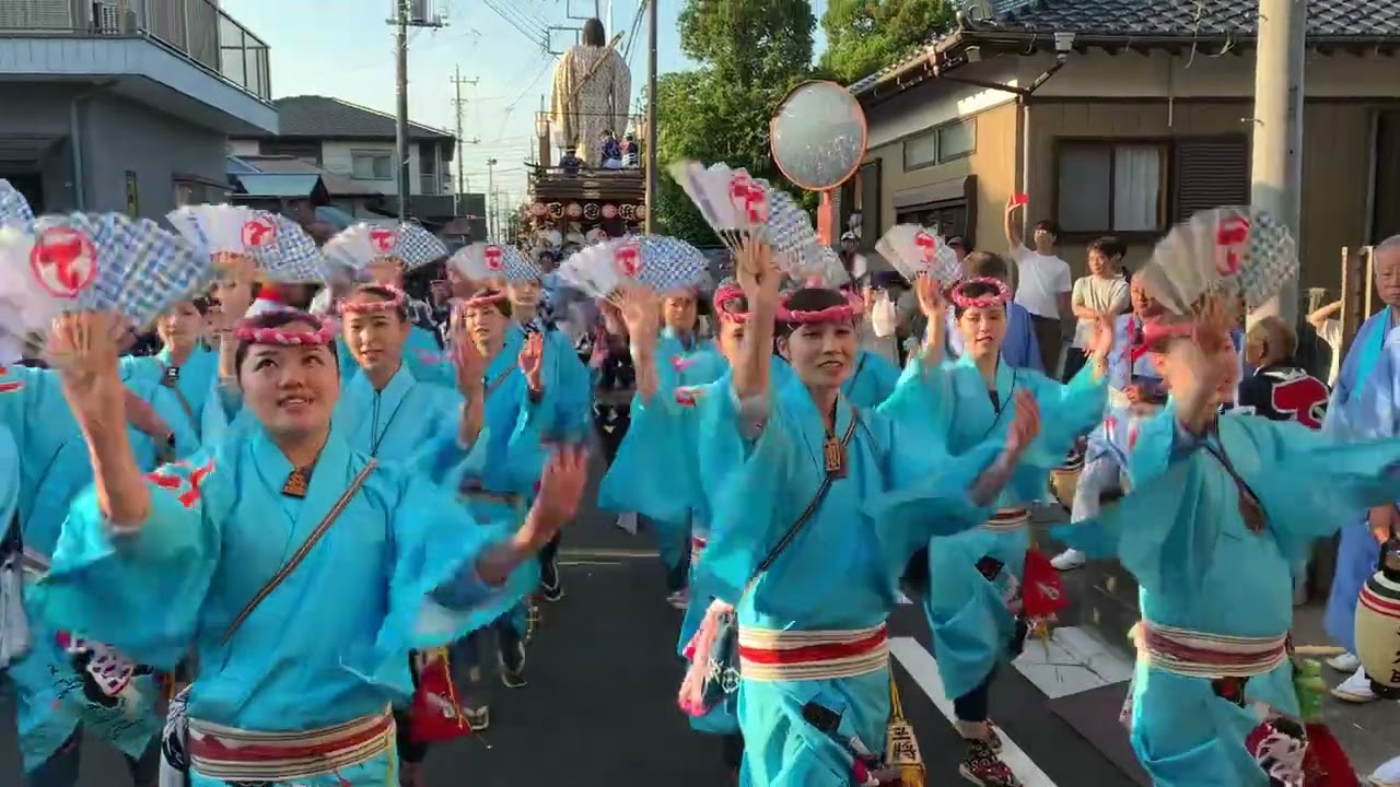 2025/7/12 寺宿町 のの字前 踊り 女子連とても良いね〜