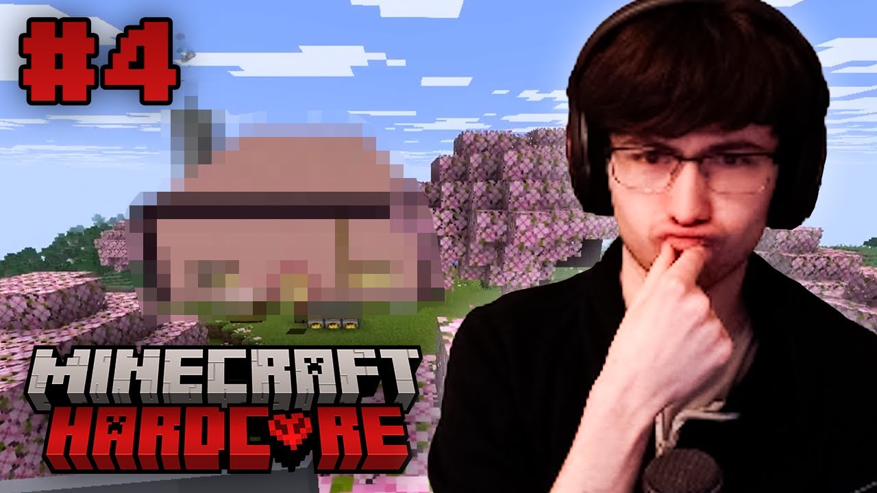 Who let this guy build? - supertf plays Minecraft Hardcore #4