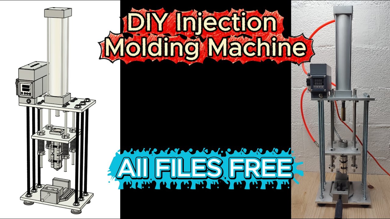 DIY Injection Molding Machine – Build Your Own at Home (All Files Included)