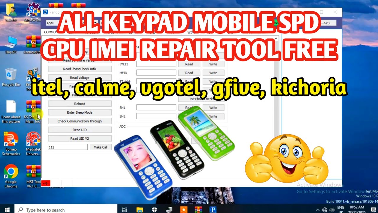All spd keypad mobile imei repair free tool 2025 | SPD imei repair tool free