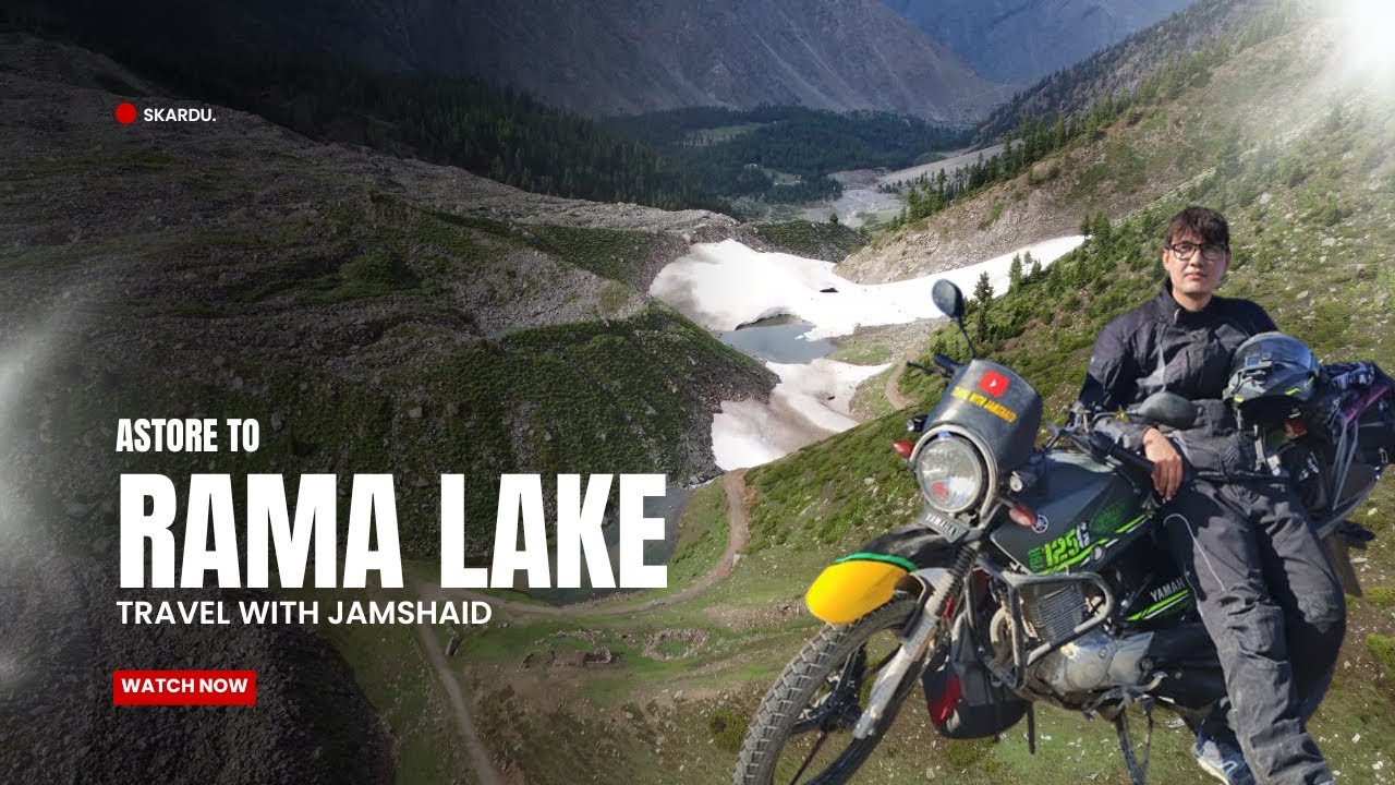 Astore to Rama Lake | Skardu Bike Tour | 4k Drone Shot