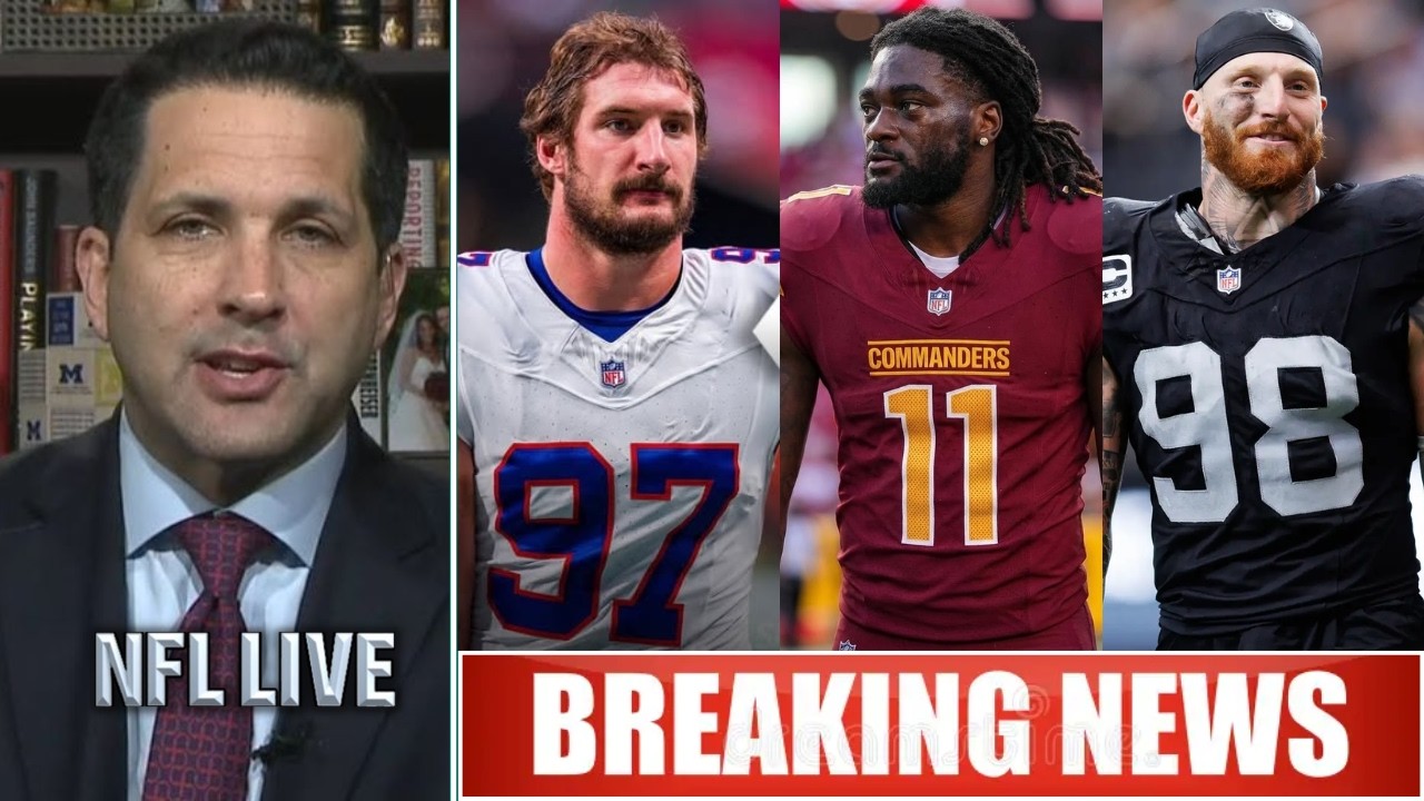 FULL NFL LIVE | Joey Bosa to Lions, Brian Aiyuk to Commanders & Maxx Crosby to Dallas- Adam Schefter