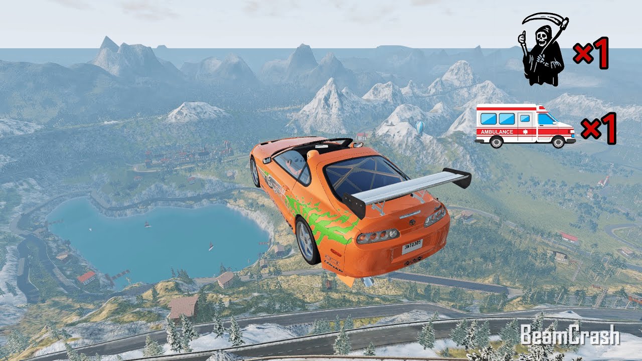 Realistic car crashes in BeamNG Drive #05