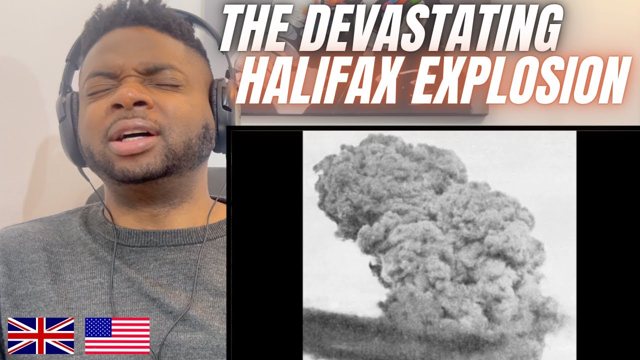 Реакция британца на взрыв в Галифаксе