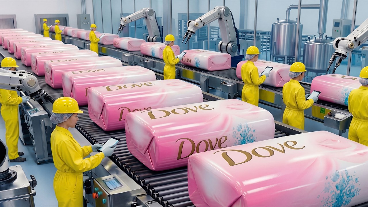 How Soap Is Made: Soap Mass Production Inside A Soap Factory Bar Soap & Soap Making
