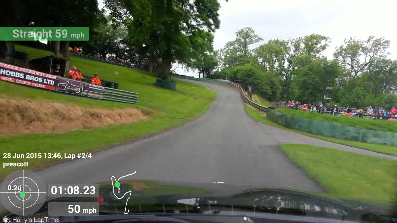 Prescott Hillclimb June 2015  In Car Mazda MX5 on ITB's