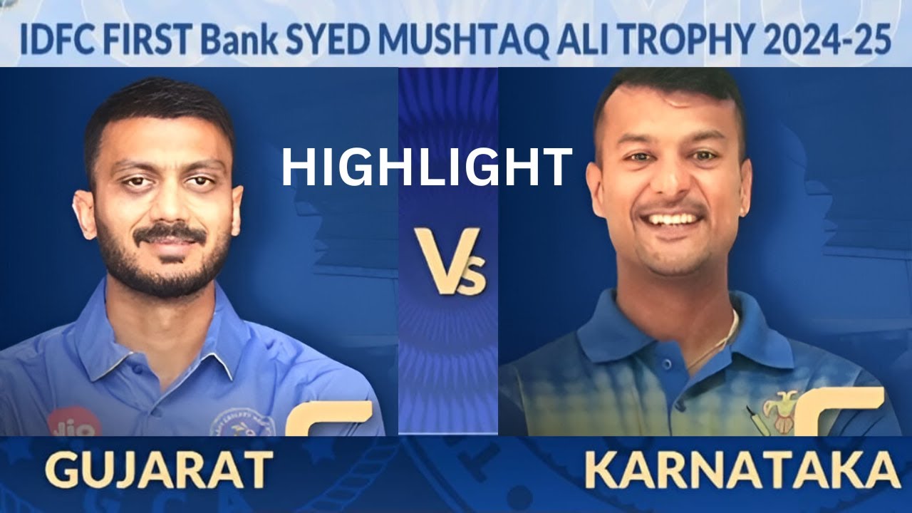 Cricket Fans GO CRAZY: Gujarat vs. Karnataka Highlights