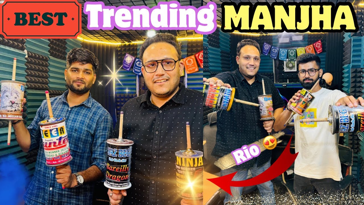 Super Quality & Trending Manjha Collection | Bareilly Lion , Bareilly Dragon , Shikari No.1 |