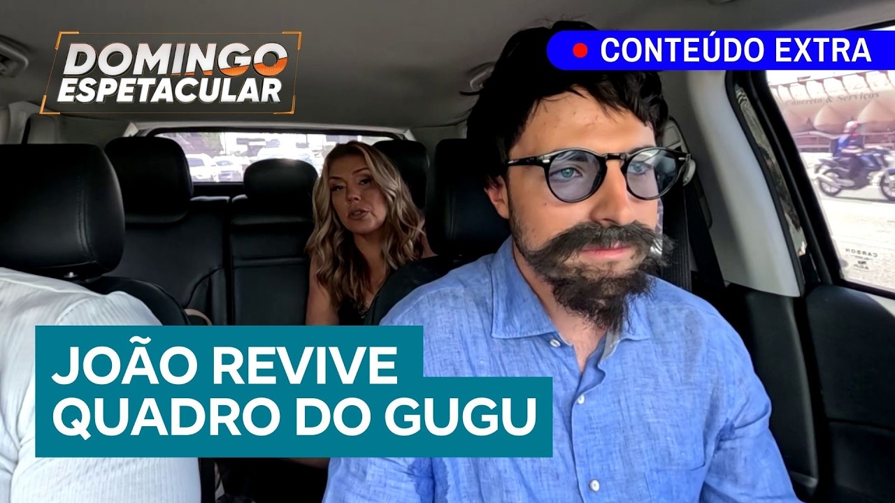 João Liberato revive quadro do Gugu e entrevista Simony