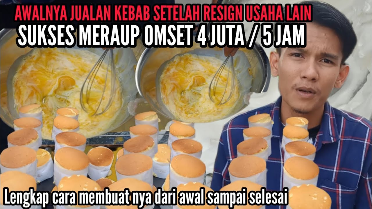 SUKSES MENDAPAT PENDAPATAN 4 JUTA / 5 JAM SETELAH BERBISNIS SOUFFLE PANCAKE JAPANESE