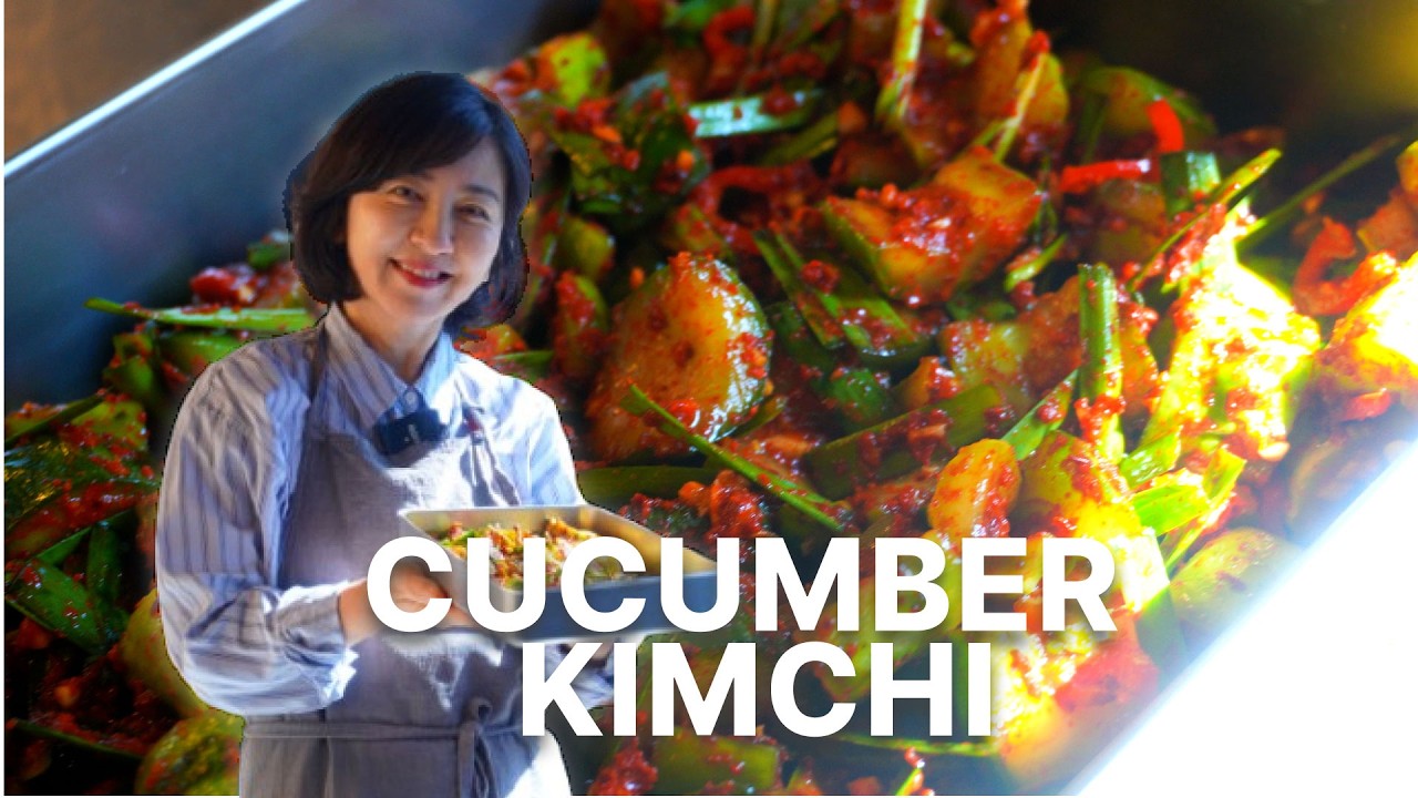 Easy Small Batch Korean Cucumber Kimchi ㅣOi Kimchi