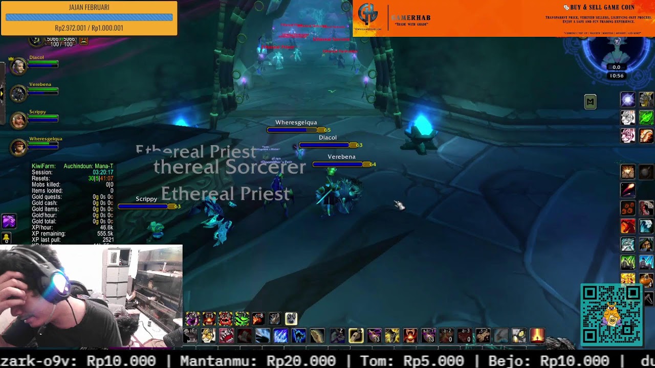 LIVE :  Selamat malam. Leveling farming saja sambil ngobrol || World of warcraft Anniv TBC