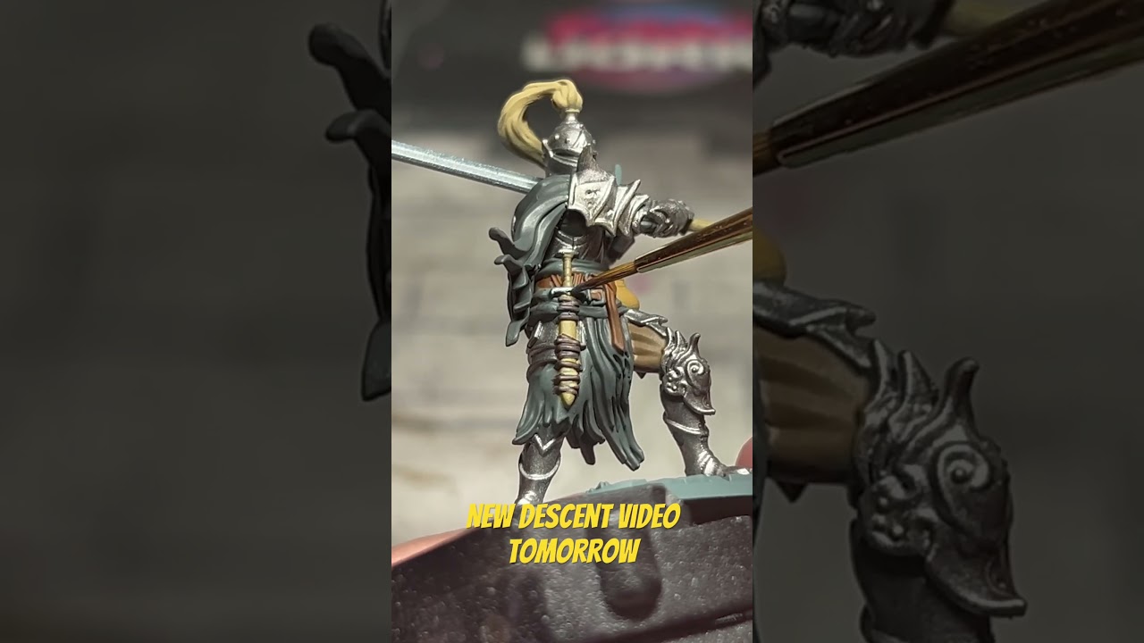 New Descent Video tomorrow at 7am PST! #miniature #art #shorts #paintingguide #fyp #fypシ゚viral