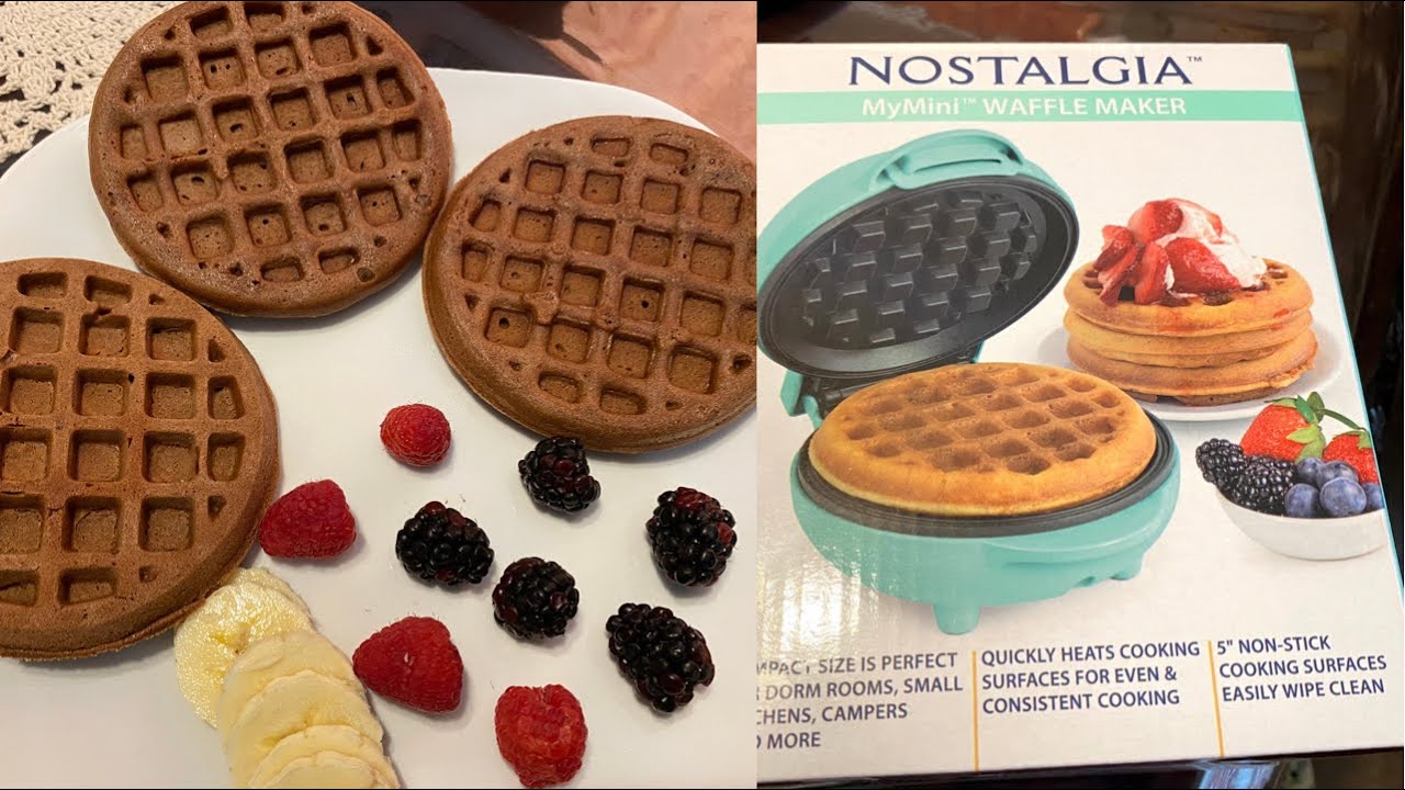Reseña de la maquina de Nostalgia MyMini Waffle Maker