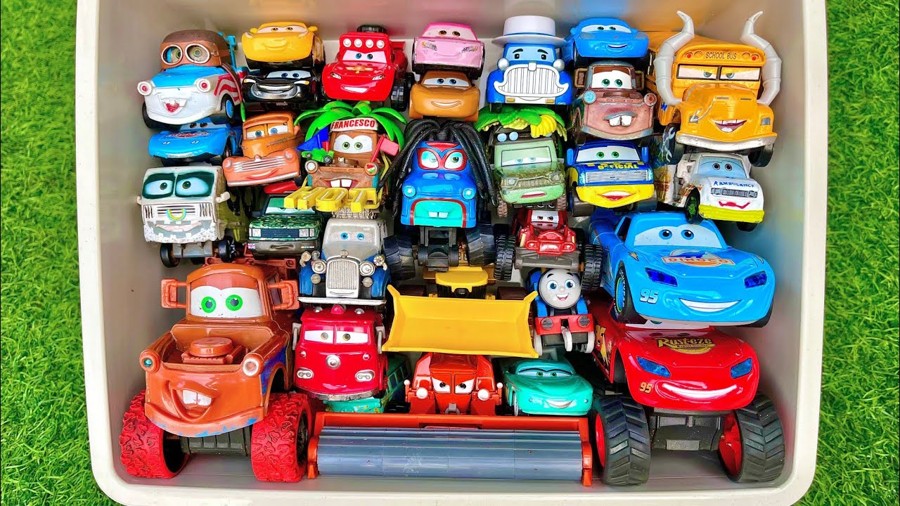 Disney Pixar Cars Unboxing Review | Lightning Mcqueen, Tow Mater, Doc Hudson, Sally Carrera, Cruz