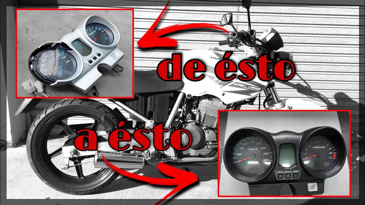 Reparando tablero del twis / cbx250