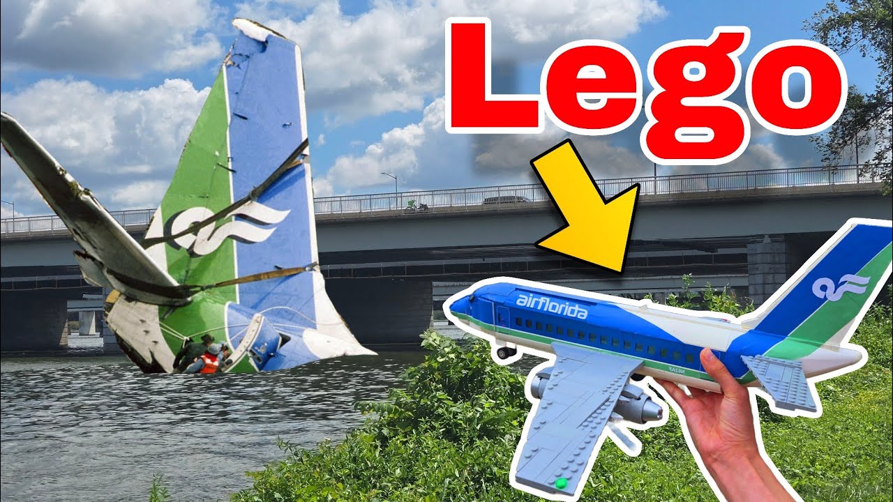 Воссоздаю знаменитые авиакатастрофы в США с помощью LEGO прямо на месте событий!