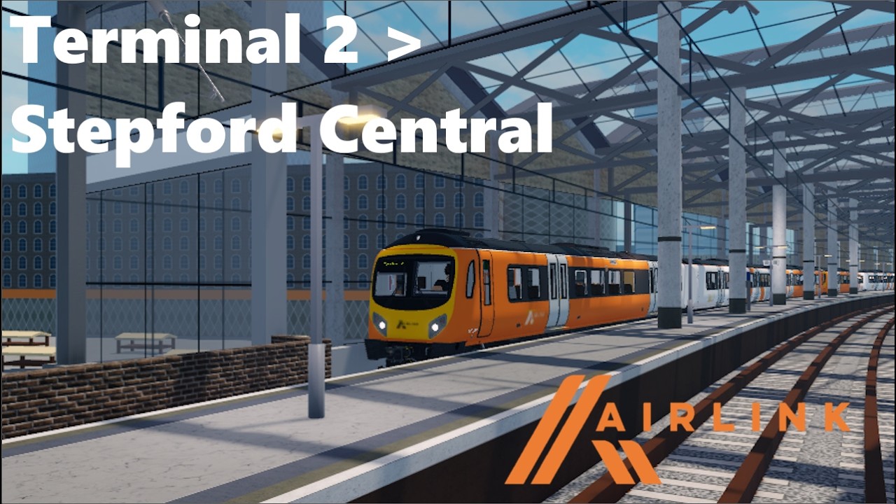 Airlink Class 185 | Terminal 2 - Stepford Central | Stepford County Railway #stepfordcountyrailway