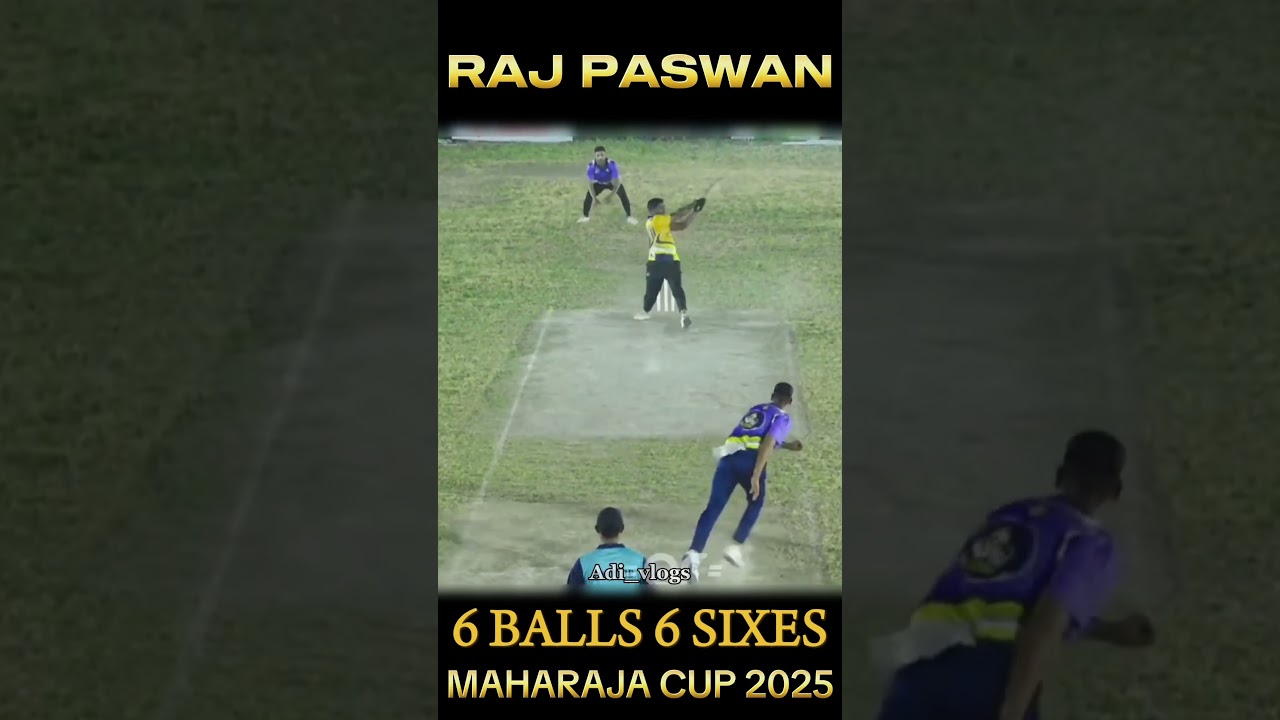 Raj Paswan unbelievable batting Against Ispl bowler Raju Paldi #ispl #isplt10live #rajpaswanbatting