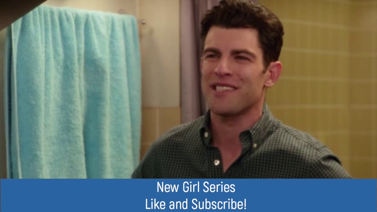 Nick And Schmidt Unknowingly Sharing A Bathroom Towel | New Girl