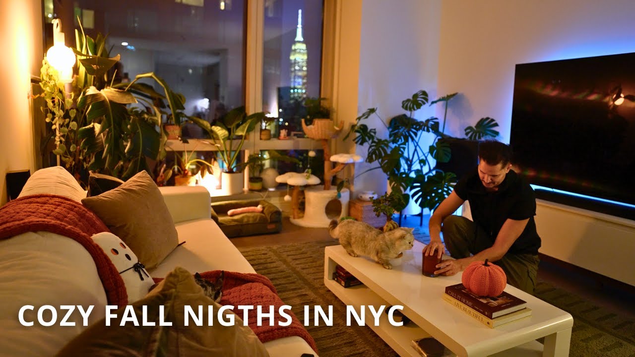 cozy fall nights in nyc: pizza, friends & laughter