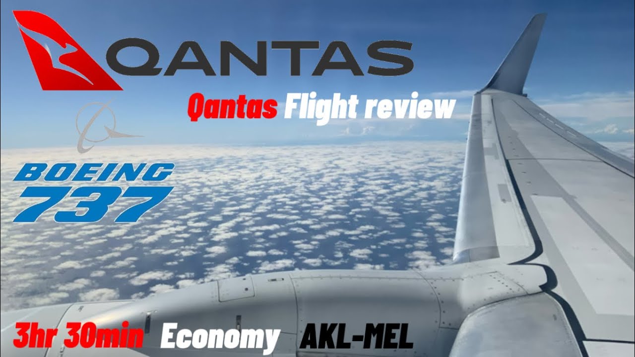 ✈️My FIRST time flying with QANTAS | from 🇳🇿AKL to 🇦🇺MEL on a 737-800! 26.3.25