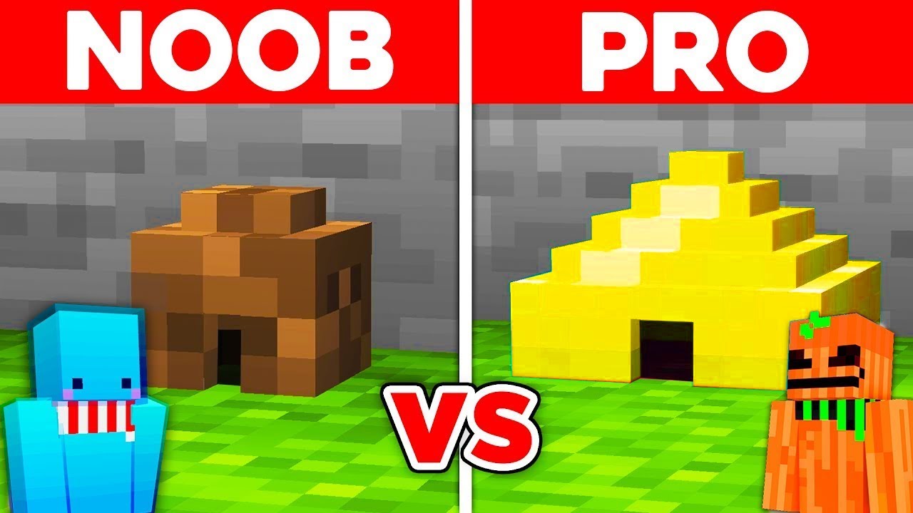 NOOB vs PRO: La Base Diminuta Mas Segura en Batalla de Construcci&oacute;n!