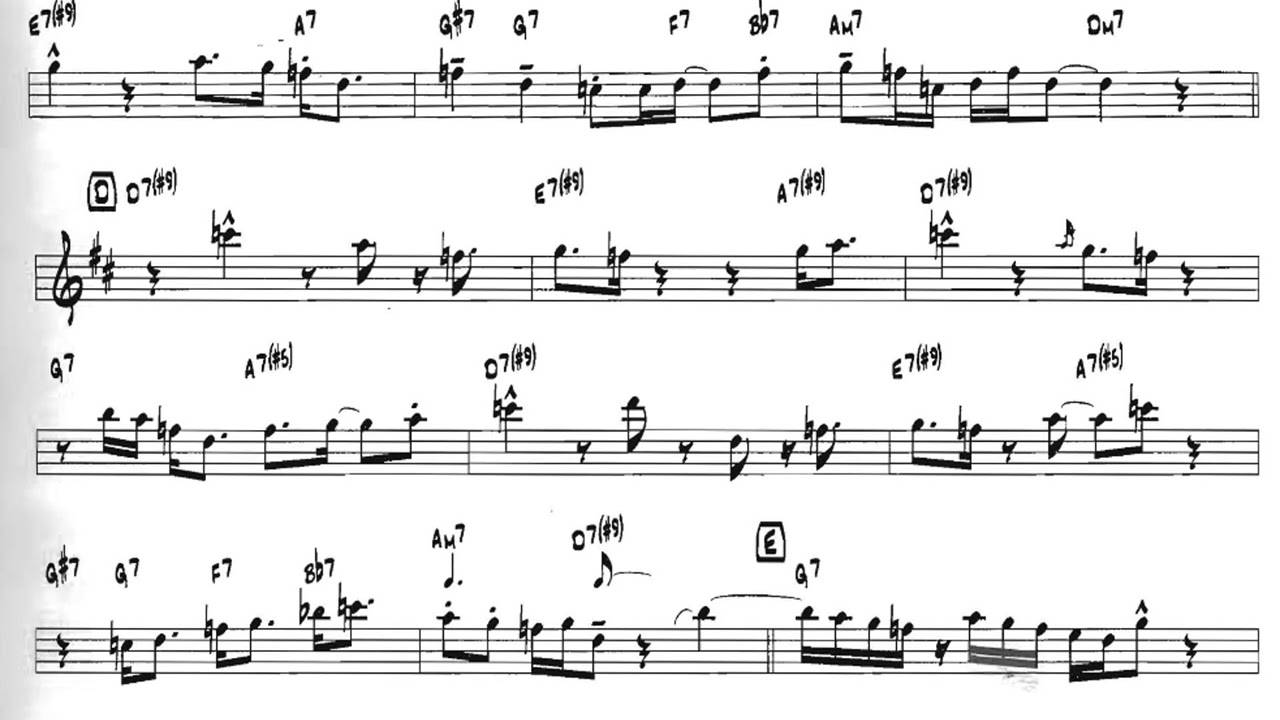 VI. Slammin  - Bob Mintzer: 14 Blues & Funk Etudes - For Bb