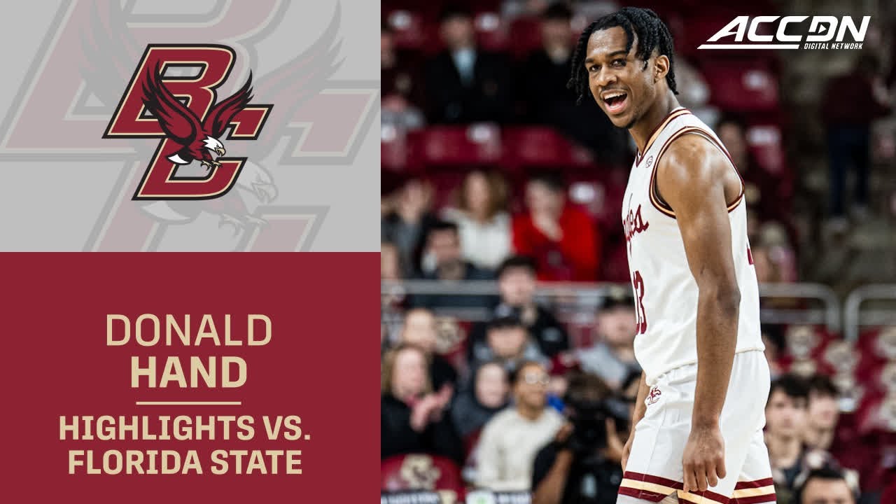 Boston College's Donald Hand Jr. Is The Big Man On Campus In Heroic Win