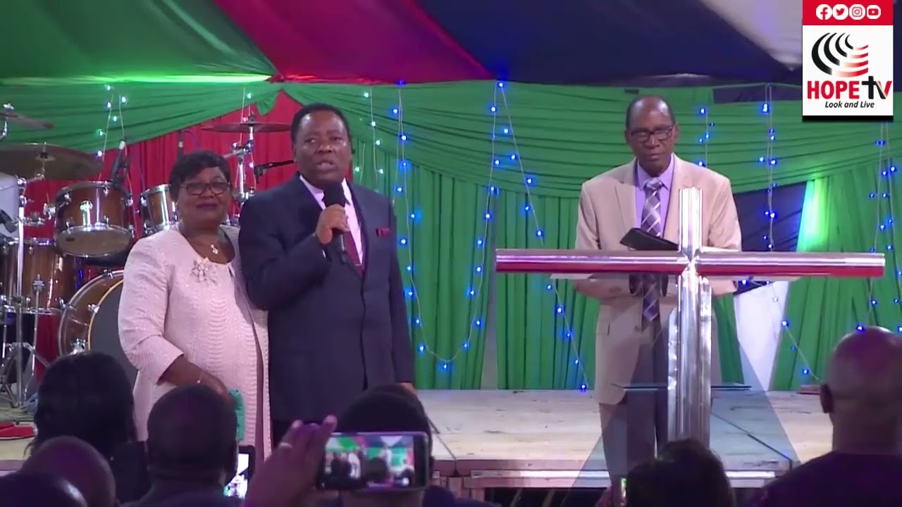 An emotional Bishop JB Masinde honors his spiritual father the late Apostle Joe Kayo.