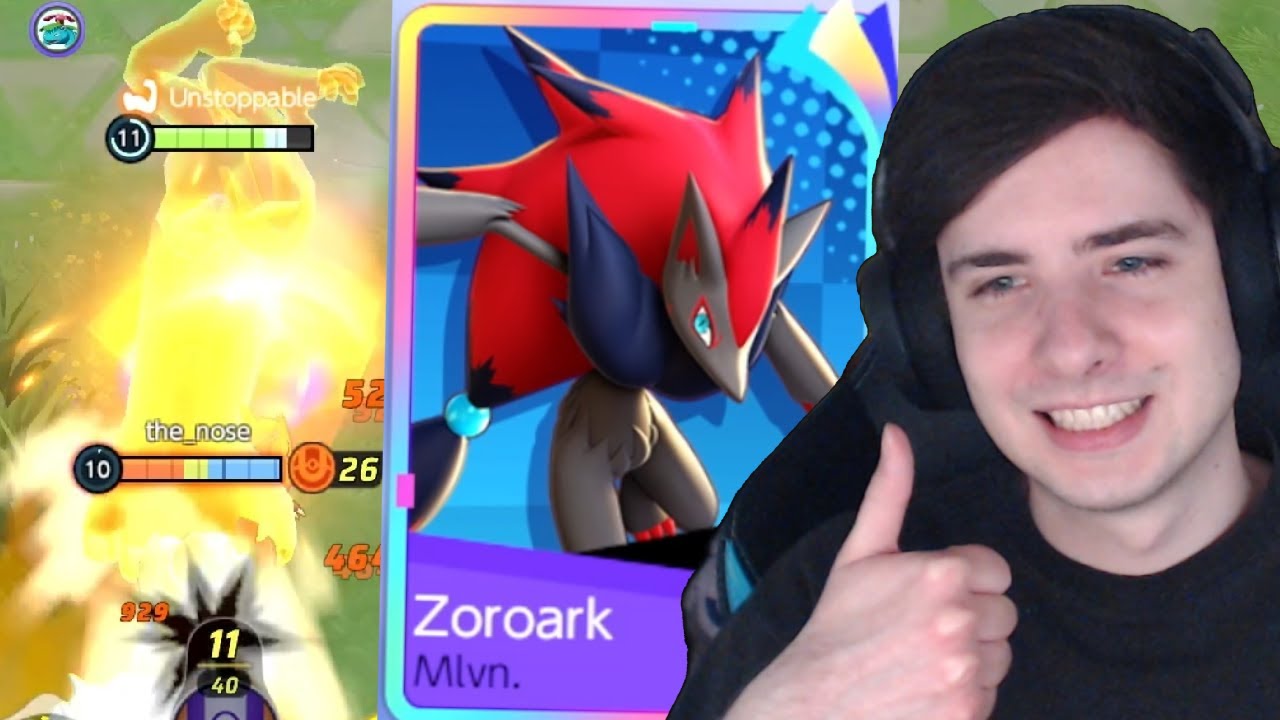 Нам пришлось играть с этим ВПЕЧАТЛЯЮЩИМ НЕУДАЧНИКОМ-игроком ZOROARK | Pokemon Unite