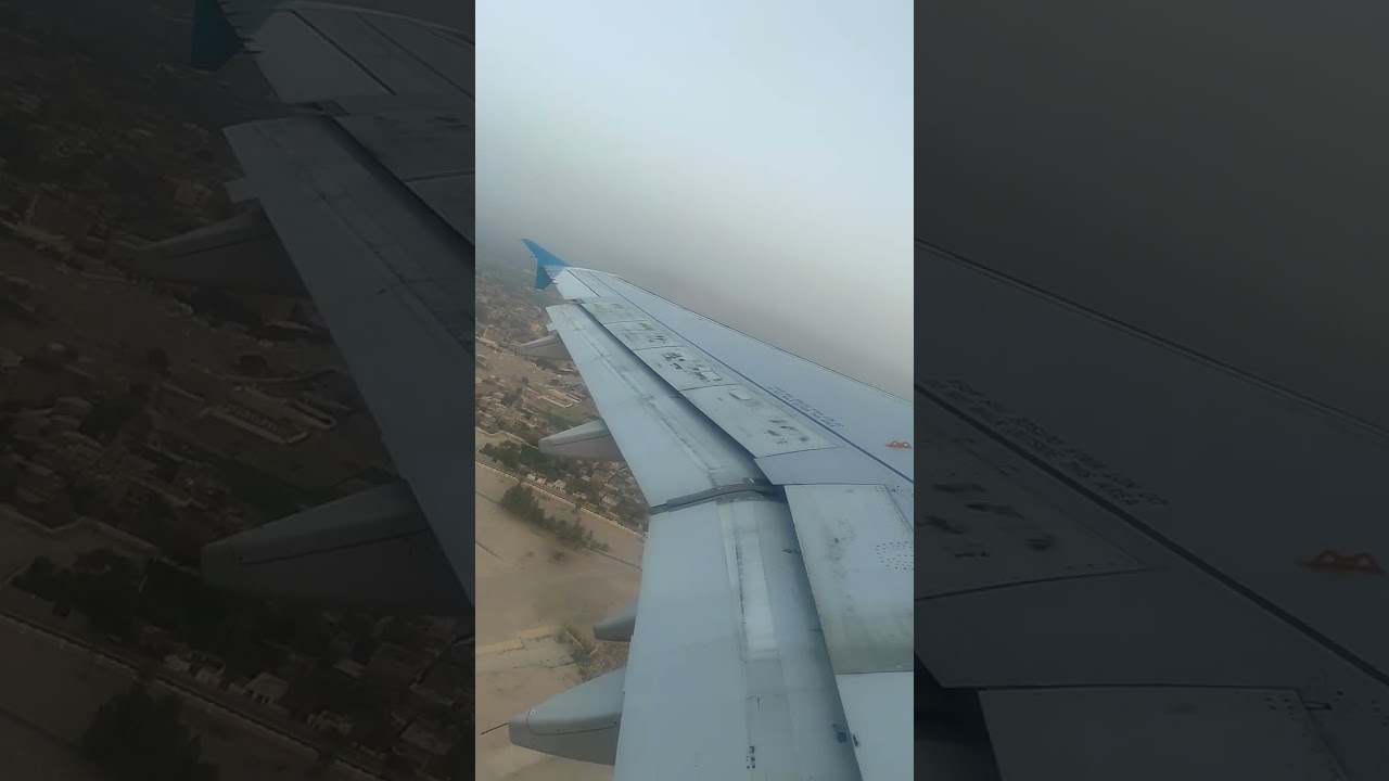 لحظة إقلاع الطائرة من مطار الأقصر الدولي  the plane took off from Luxor International Airport